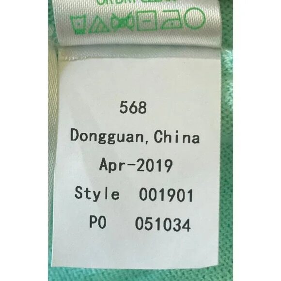 Lilly Pulitzer Dayna Coolmax Resort Aqua Teal Gray Semi Sheer Sweater 001901 XS - Picture 12 of 12